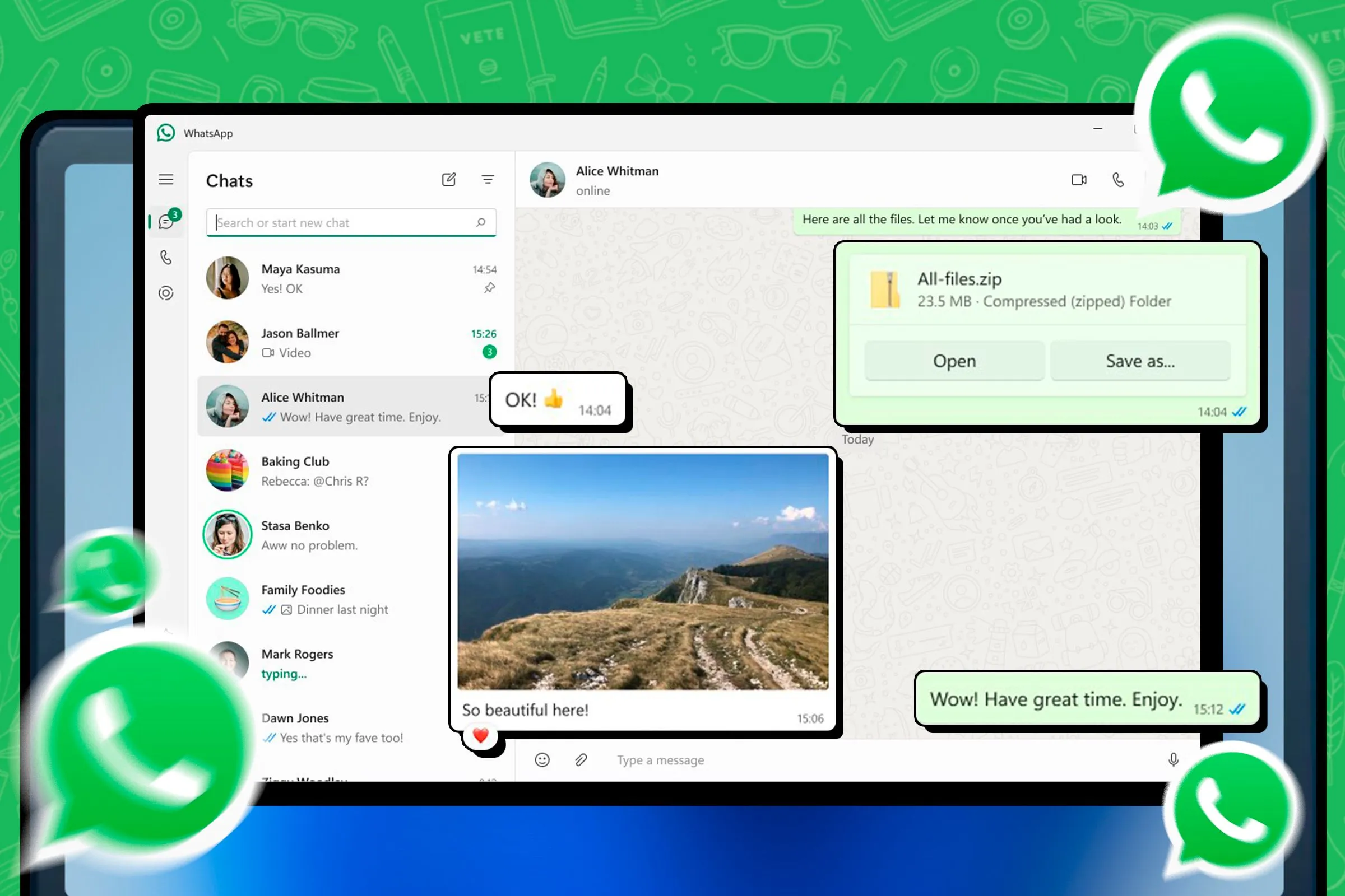 WhatsApp Web/Desktop – Giải pháp nhanh và đơn giản